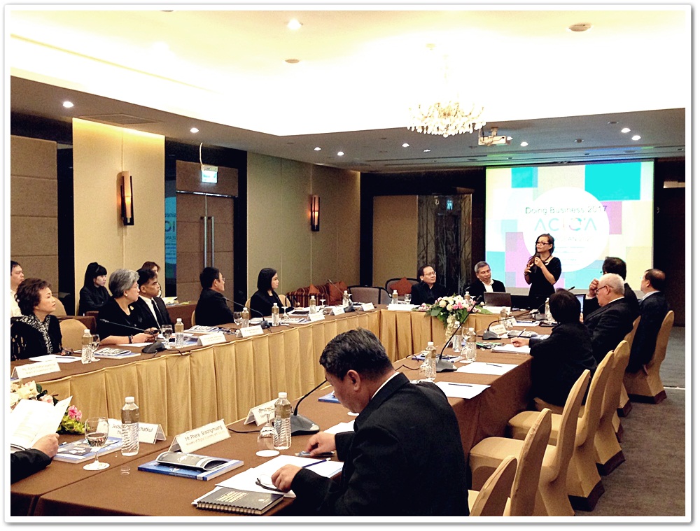 ﻿กรมบังคับคดี เข้าร่วมประชุมโต๊ะกลม (Round Table) ในหัวข้อ Doing Business 2017